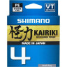 Леска плетёная SHIMANO KAIRIKI 4 PE 150 м серая 0,16 мм 8,1 кг LDM54TE1516015S