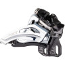 Переключатель передний SHIMANO DEORE, M5100-M, SIDE-SWING, на хомут 34,9 (с адаптером 28,6/31,8), для 2x11 скоростей IFDM5100MX4