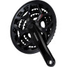 Система SHIMANO TOURNEY, A073, 170 мм, квадрат, 50/39/30T, защита одинарная EFCA073C090C