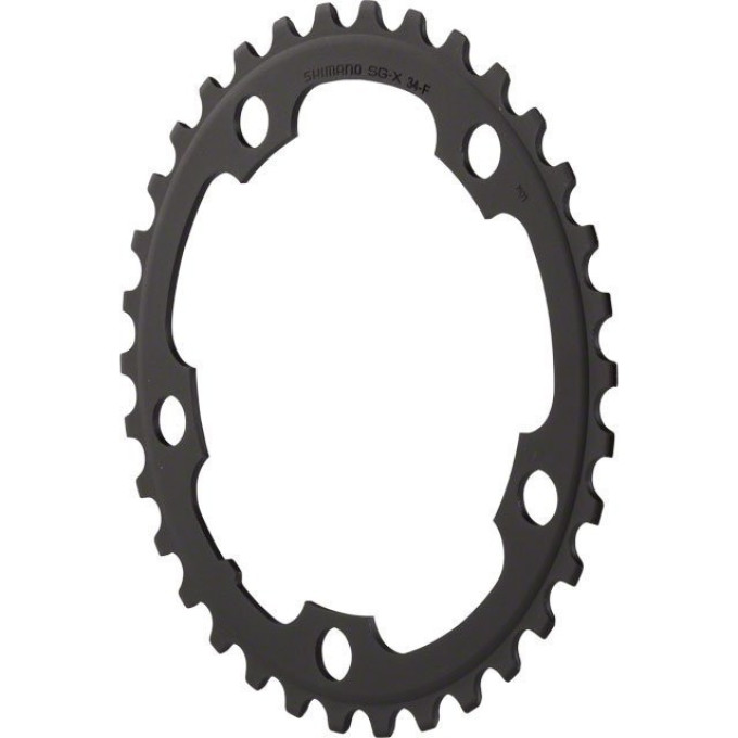 Звезда передняя SHIMANO Y-PART , для FC-3550, 34T, цвет черный Y1NB34000